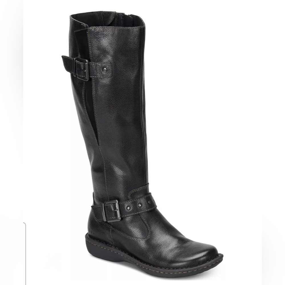 b.o.c. Austin Wide-Calf Leather Riding Boots Womens 9.5M